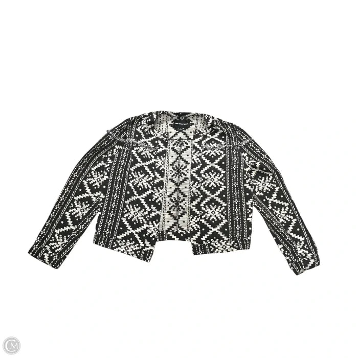 Jacket Other By Who What Wear In Black & Cream, Size: L