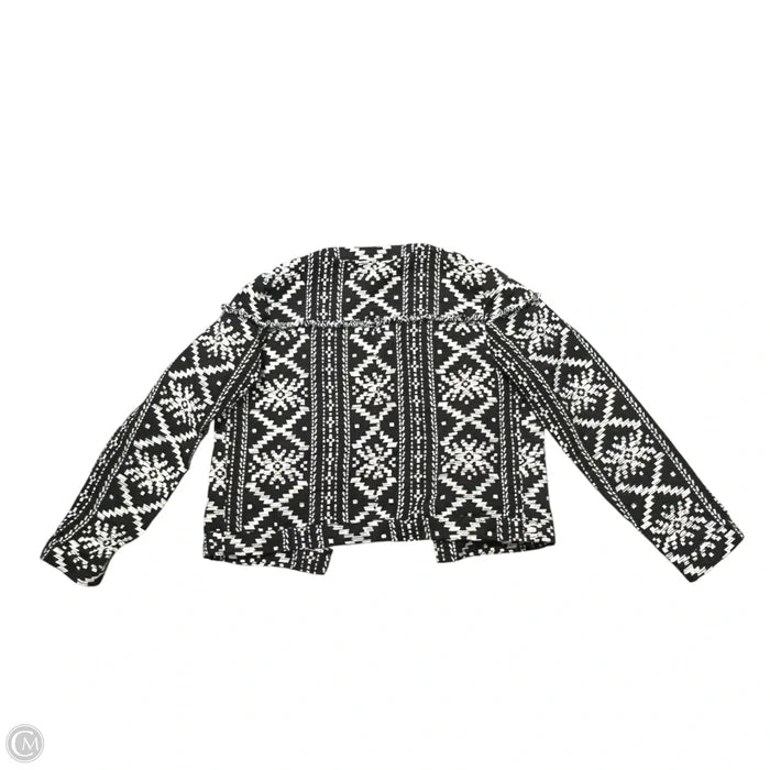 Jacket Other By Who What Wear In Black & Cream, Size: L