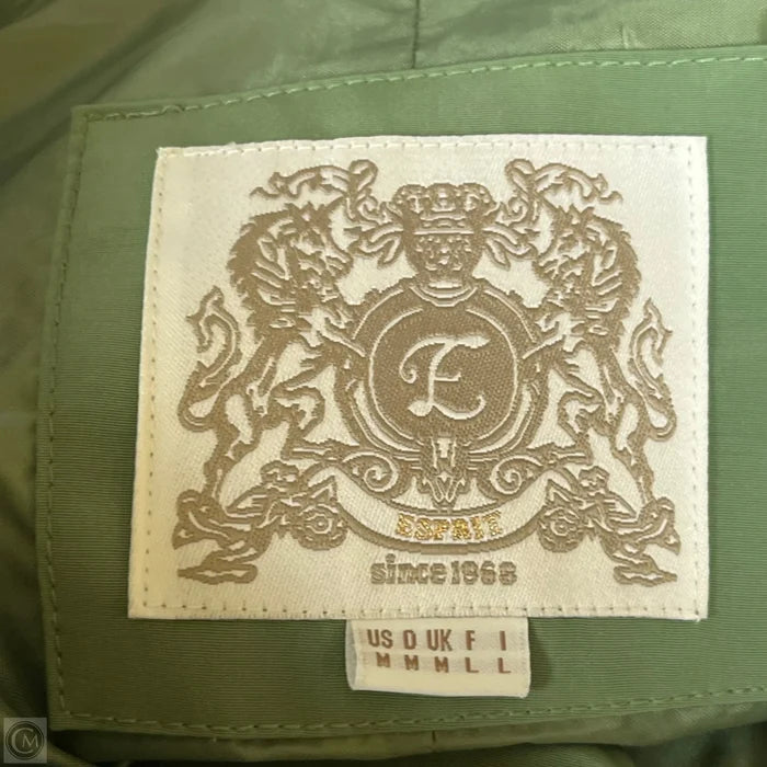Jacket Puffer & Quilted By Esprit In Green, Size: M