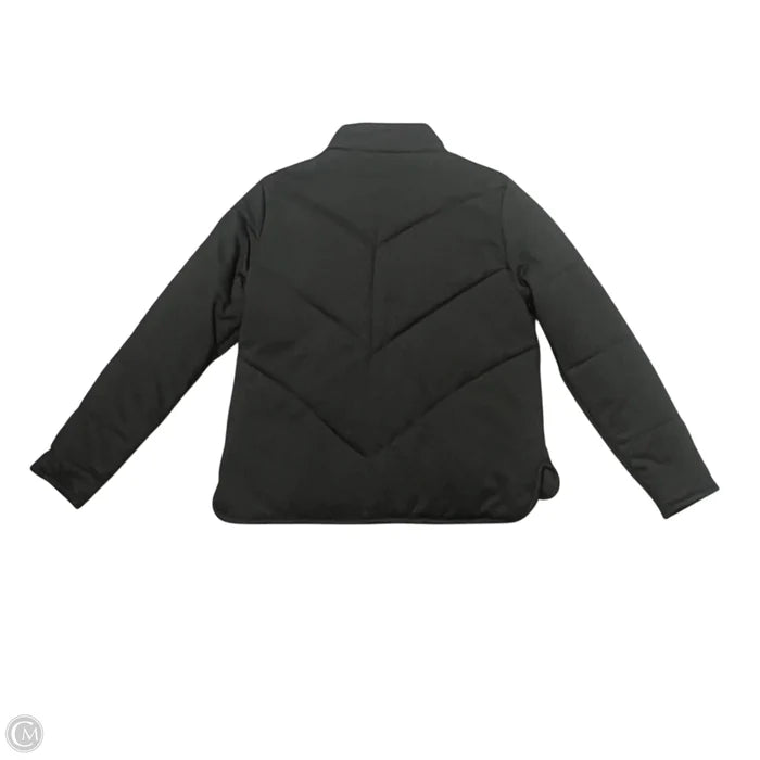 Jacket Puffer & Quilted By Three Dots In Black, Size: S