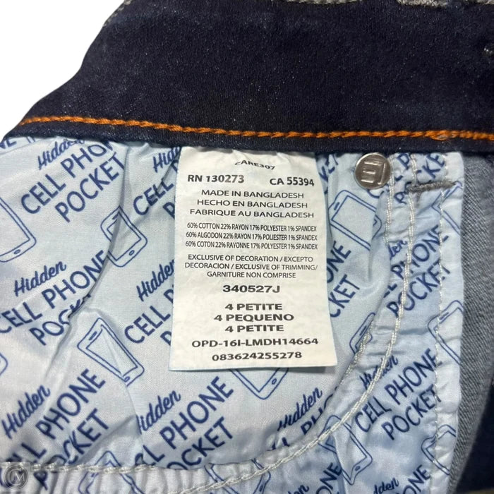 Jeans Boot Cut By Lee In Blue Denim, Size: 4
