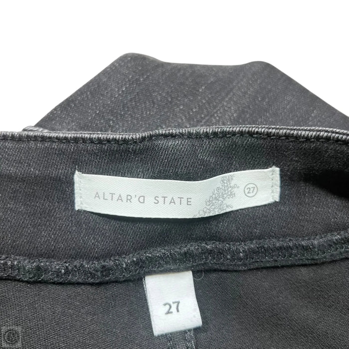 Jeans Flared By Altard State In Black Denim, Size: 4