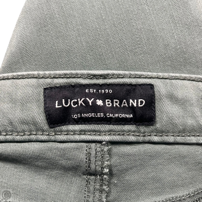 Jeans Skinny By Lucky Brand In Green Denim, Size: 2