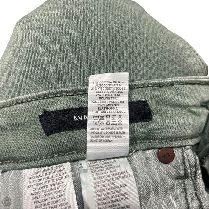 Jeans Skinny By Lucky Brand In Green Denim, Size: 2