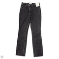 Jeans Straight By Abercrombie And Fitch In Black Denim, Size: 8