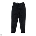 Jeans Straight By Levis In Black Denim, Size: 10