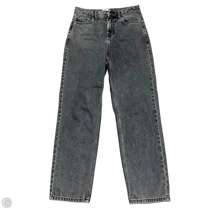 Jeans Straight By Miss S In Black Denim, Size: 4