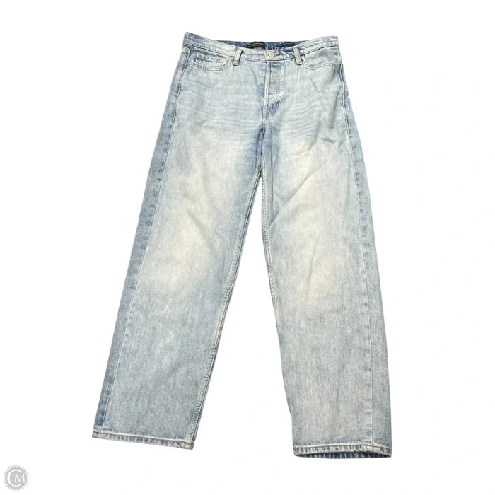 Jeans Wide Leg By Banana Republic In Blue Denim, Size: 8