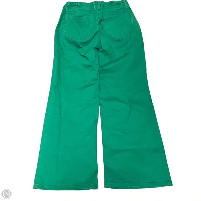 Jeans Wide Leg By Draper James In Green Denim, Size: 4