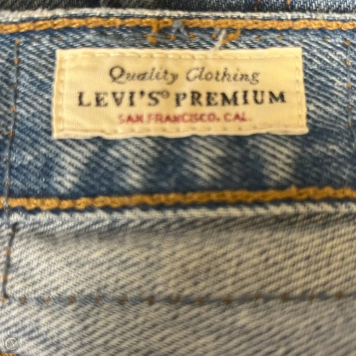 Jeans Wide Leg By Levis In Blue Denim, Size: 8