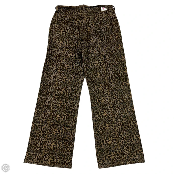 Jeans Wide Leg By Lili Sidonio In Animal Print, Size: 8