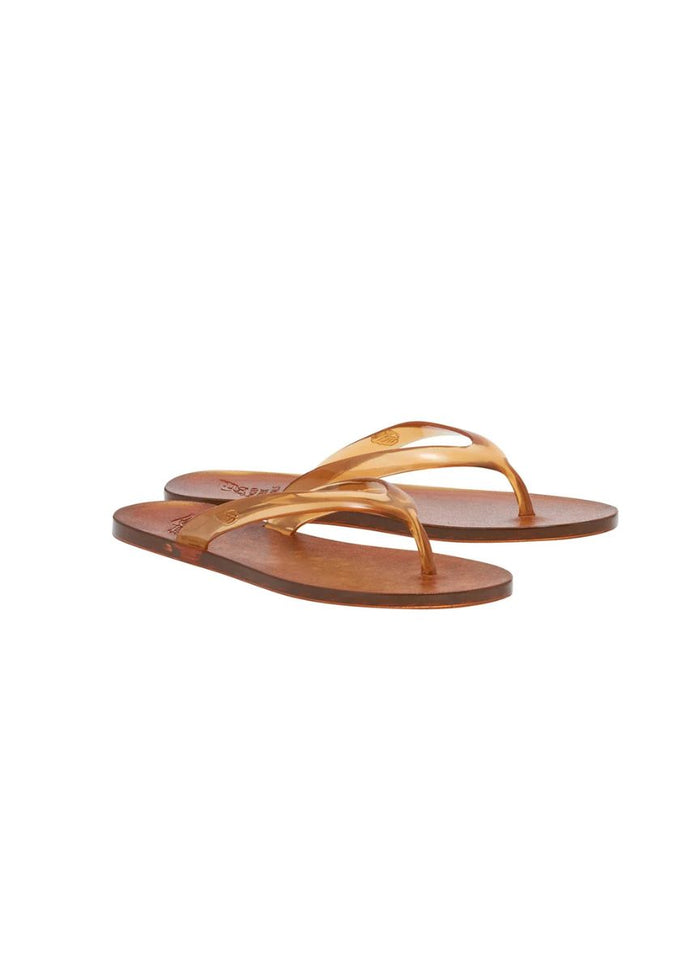 Flip Flops Ancient Greek Sandals Jelly Flip Flops Caramel Apoella