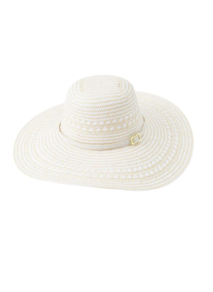 Hats Melissa Odabash Jemima Hat Weave/White O/S / White Apoella