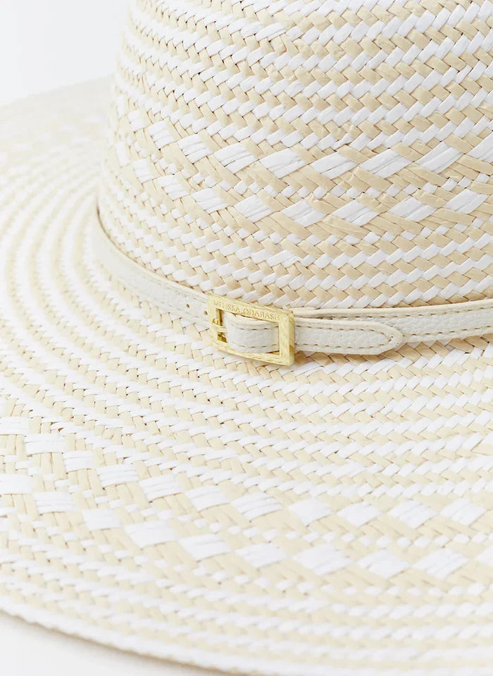 Hats Melissa Odabash Jemima Hat Weave/White O/S / White Apoella