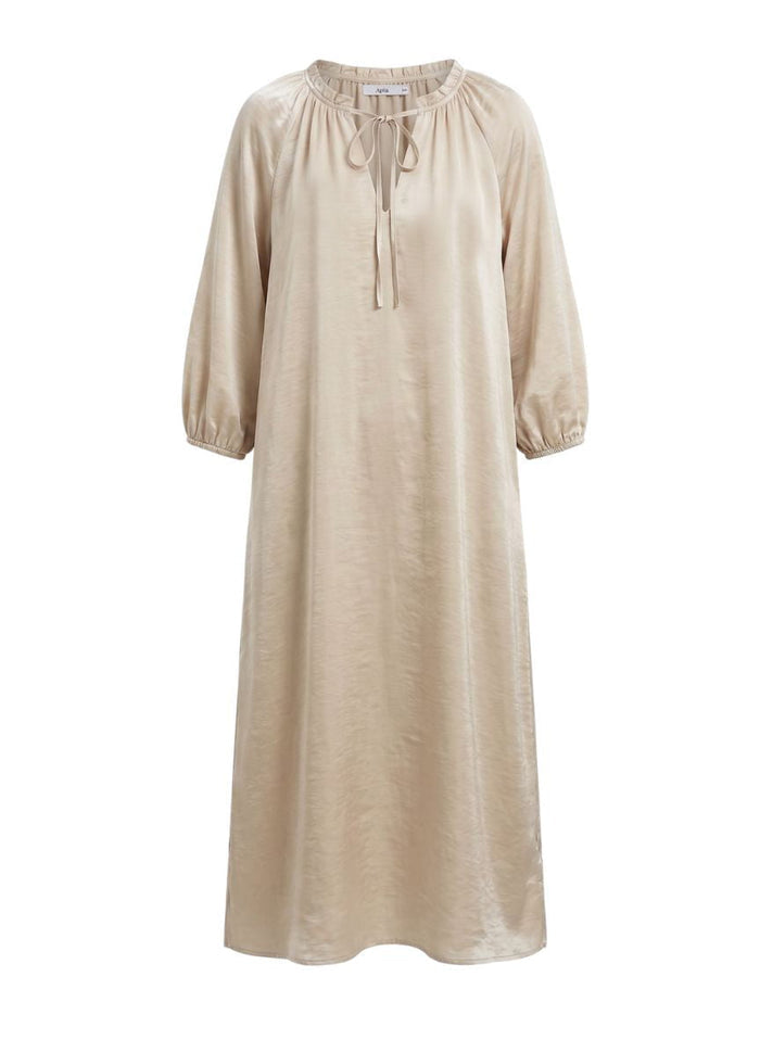 Caftans APLA Kappa Chi Wrinkle Caftan Beige Apoella