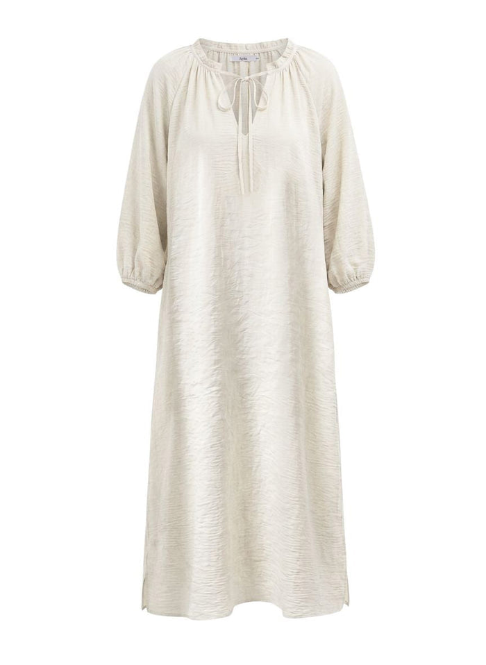 Caftans APLA Kappa Chi Wrinkle Caftan Ecru Apoella