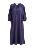 Caftans APLA Kappa Chi Wrinkle Caftan Navy Apoella
