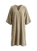Caftans APLA Kappa VI Shiny Caftan Beige Apoella