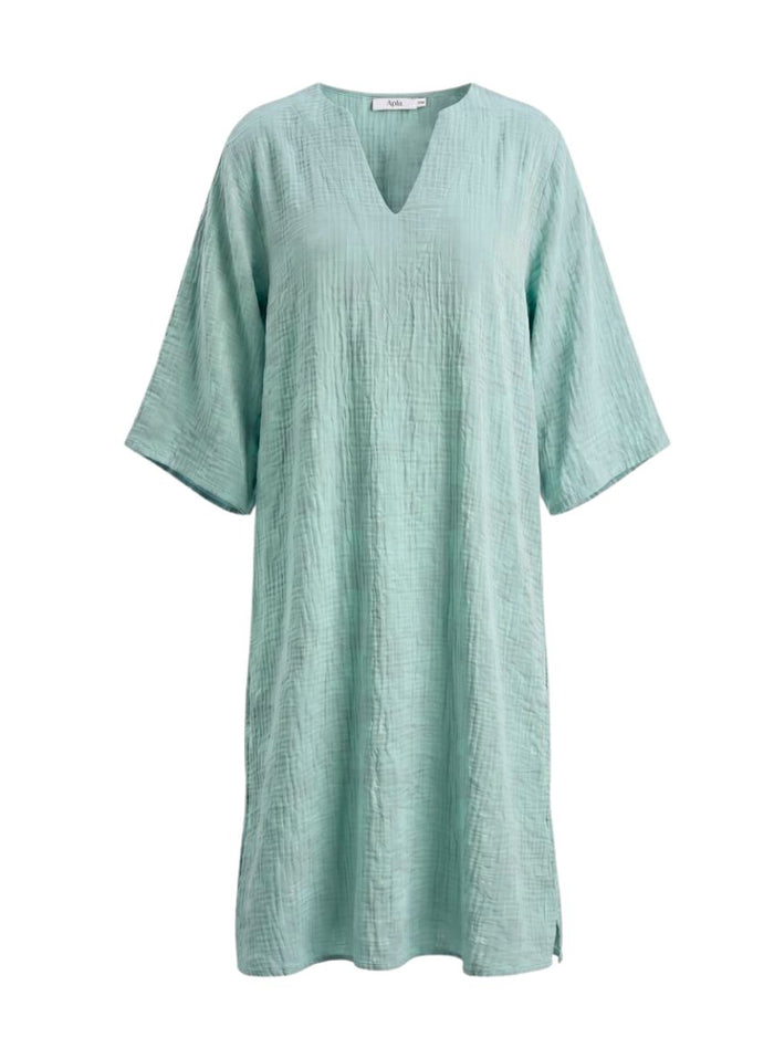 Caftans APLA Kappa VI Shiny Caftan Mint Apoella