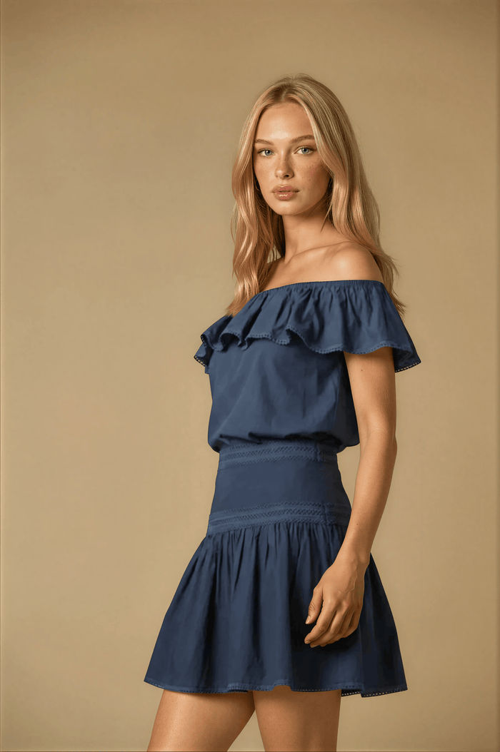 Tops APOELLA Kelly Bandeau Top Navy Apoella