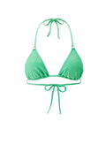 Swimwear Melissa Odabash Key West Triangle Bikini Top Green Zigzag Apoella