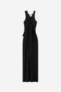 Knotted Jersey Maxi Dress