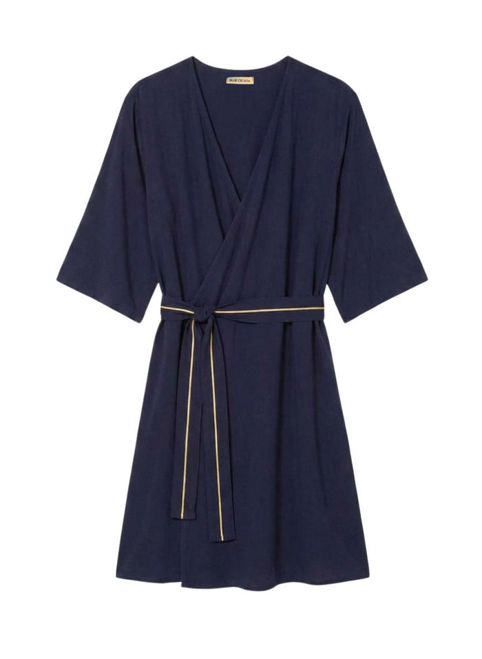 Dresses Blue Cicada Kris Dress Navy O/S / Navy Apoella