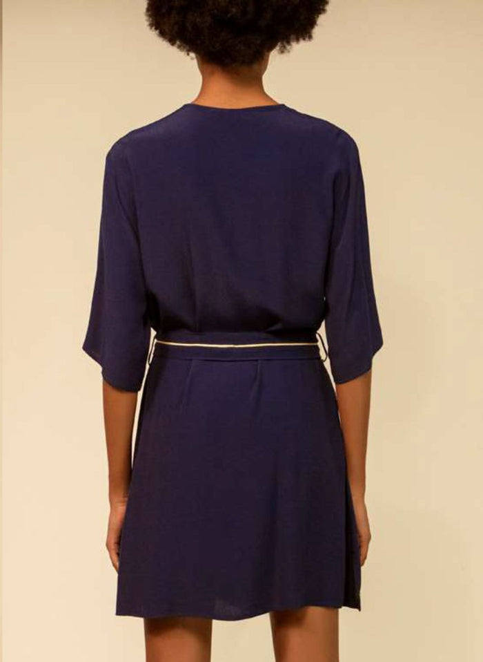 Dresses Blue Cicada Kris Dress Navy O/S / Navy Apoella