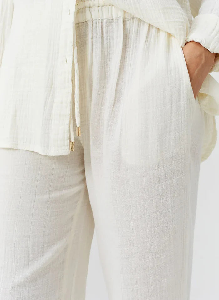 Pants Melissa Odabash Krissy Pants Ivory Apoella