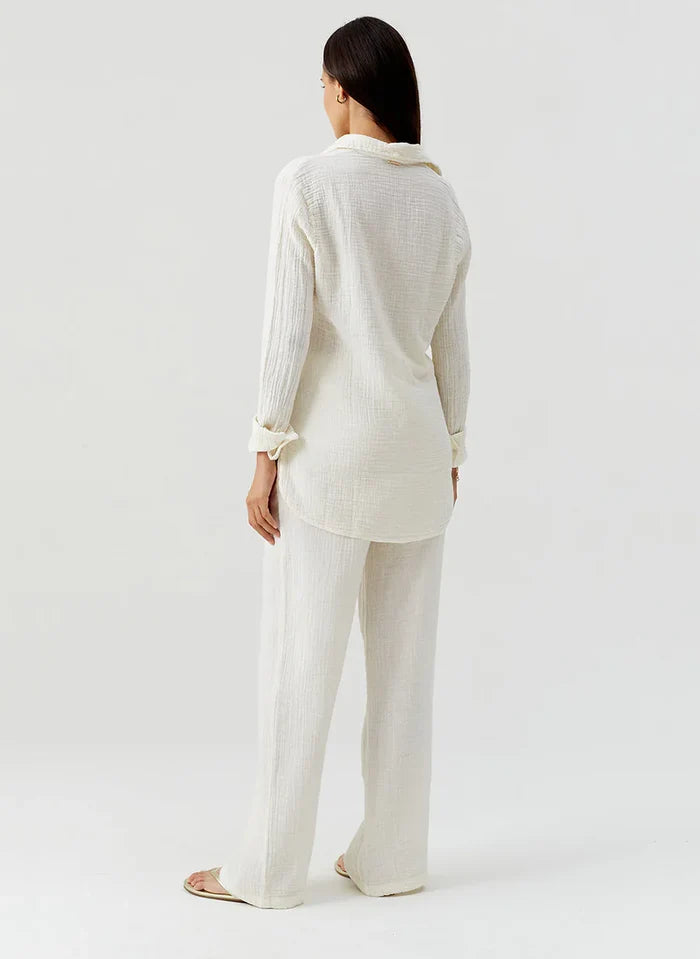 Pants Melissa Odabash Krissy Pants Ivory Apoella