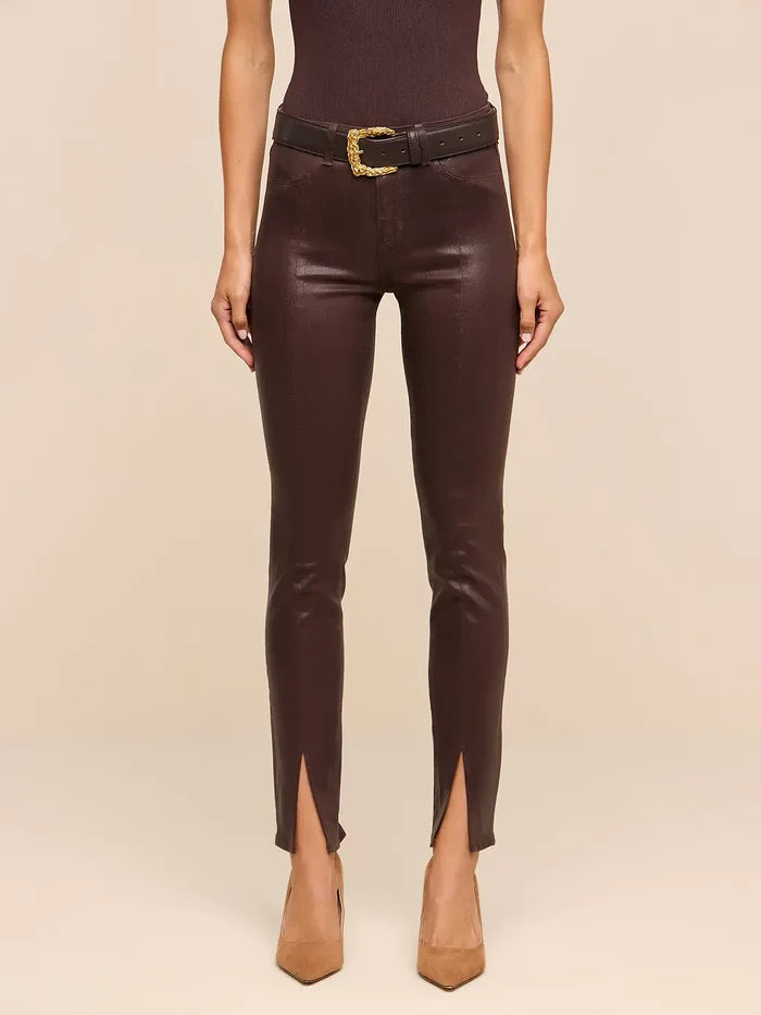 La2706 Jyothi Split Ankle Skinny Jean - Java Coated