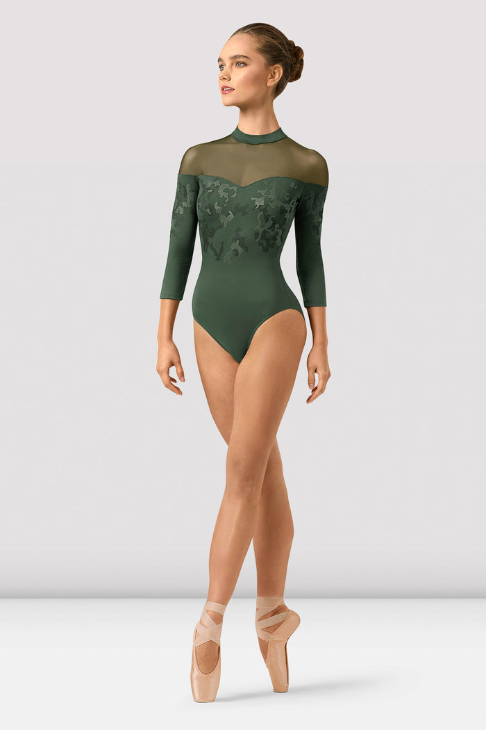Ladies Boutique Mirage Print Long Sleeve Leotard - BLOCH EU