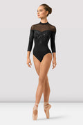 Ladies Boutique Mirage Print Long Sleeve Leotard - BLOCH EU