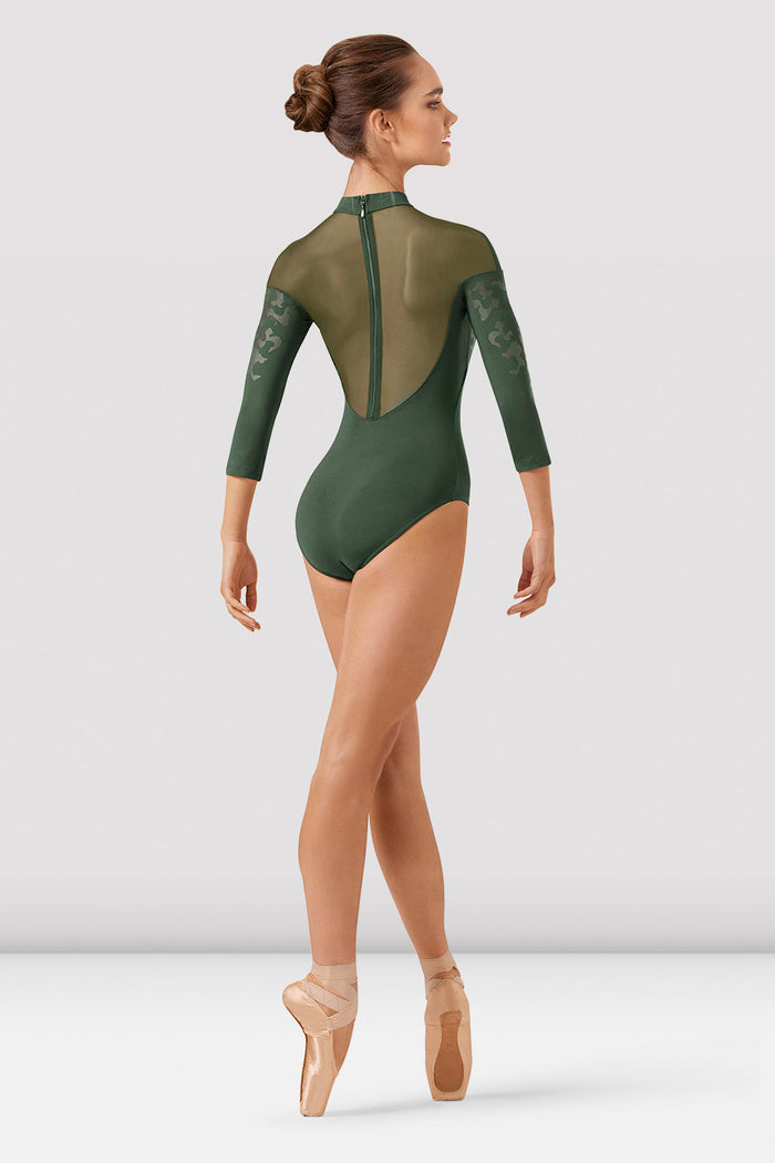 Ladies Boutique Mirage Print Long Sleeve Leotard - BLOCH EU