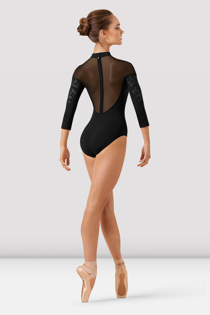 Ladies Boutique Mirage Print Long Sleeve Leotard - BLOCH EU