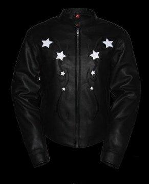 Ladies Breakout Star Jacket: Features:

Cowhide 1