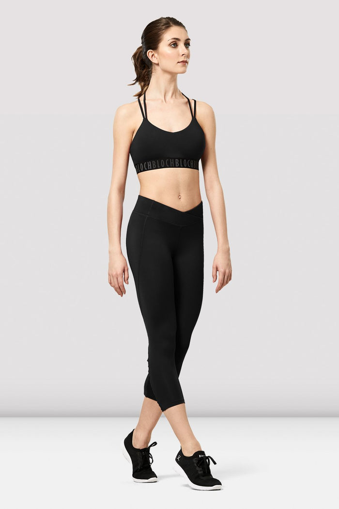 Ladies Cameo Twist Panel Detail 7/8 Leggings