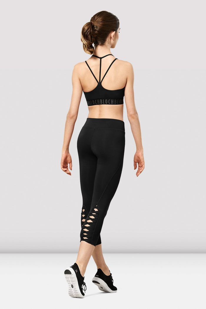 Ladies Cameo Twist Panel Detail 7/8 Leggings