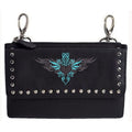 Ladies Clip Bag With Tribal Heart 8"x5": Ladies Clip Bag With Tribal Heart 8"x5"

Ladies Leather Clip on Bag
Tribal Heart Emb