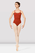 Ladies Erinn Mesh Spliced Baroque Embroidered Leotard