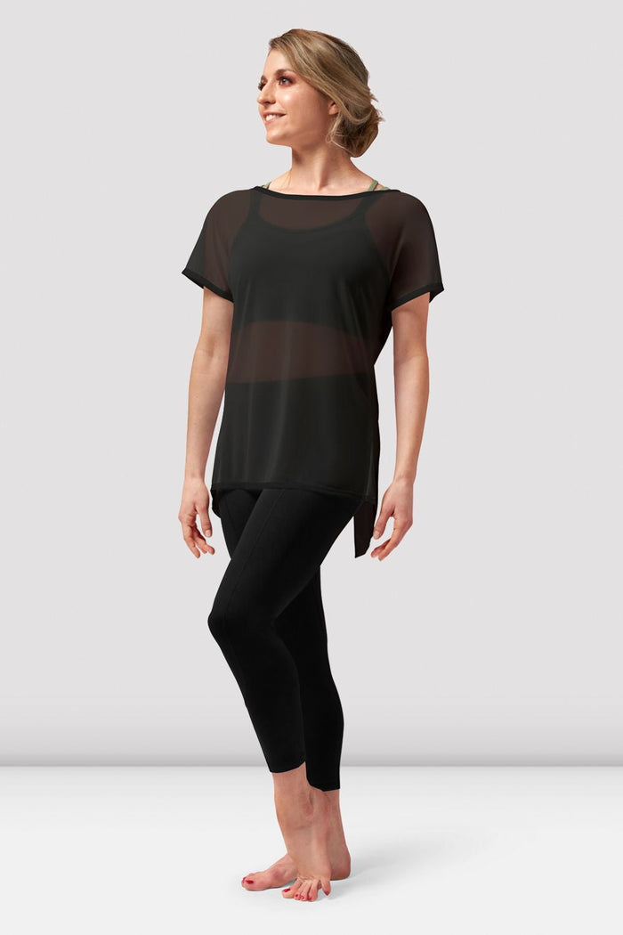 Ladies Haylee Mesh Tie Back Top - BLOCH EU