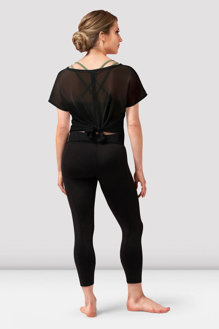 Ladies Haylee Mesh Tie Back Top - BLOCH EU