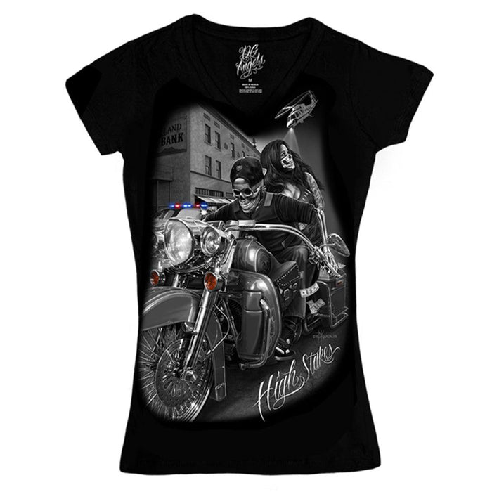 Ladies High Stakes Shirt: Features:

RODC High Stakes V-Neck
5