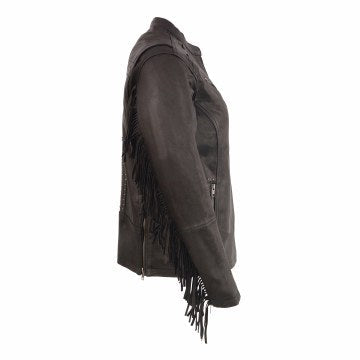 Ladies Lightweight Fringe Jacket: Features:

1