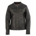 Ladies Lightweight Leather Jacket: Features:

Goatskin 1