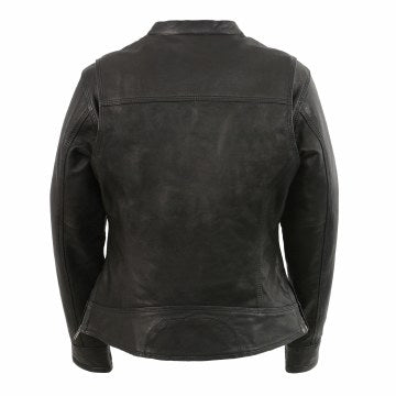 Ladies Lightweight Leather Jacket: Features:

Goatskin 1