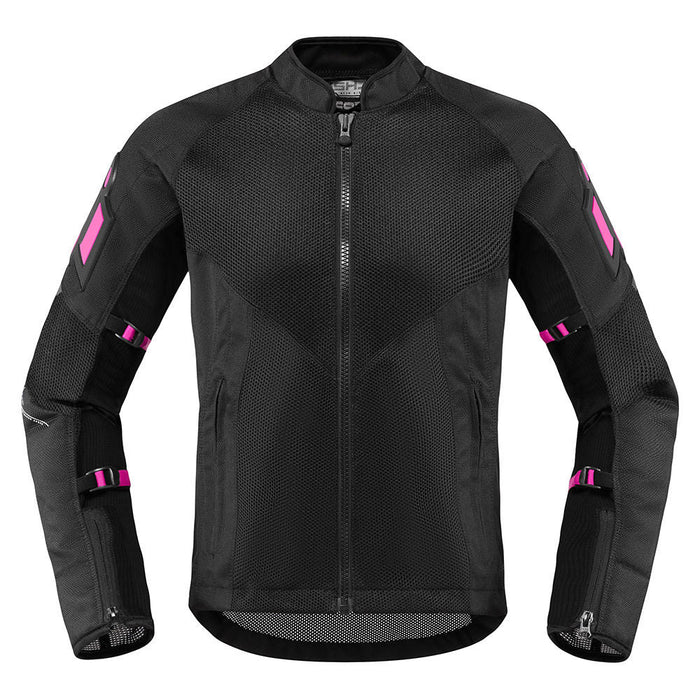 Ladies Mesh AF Jacket: Description
MESH AF - BLACK
Constructed of a durable textile chassis comprised of large mesh front and