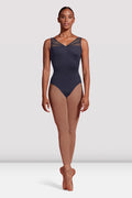 Ladies Mirella Seville Mesh Panelled Low Back Tank Leotard