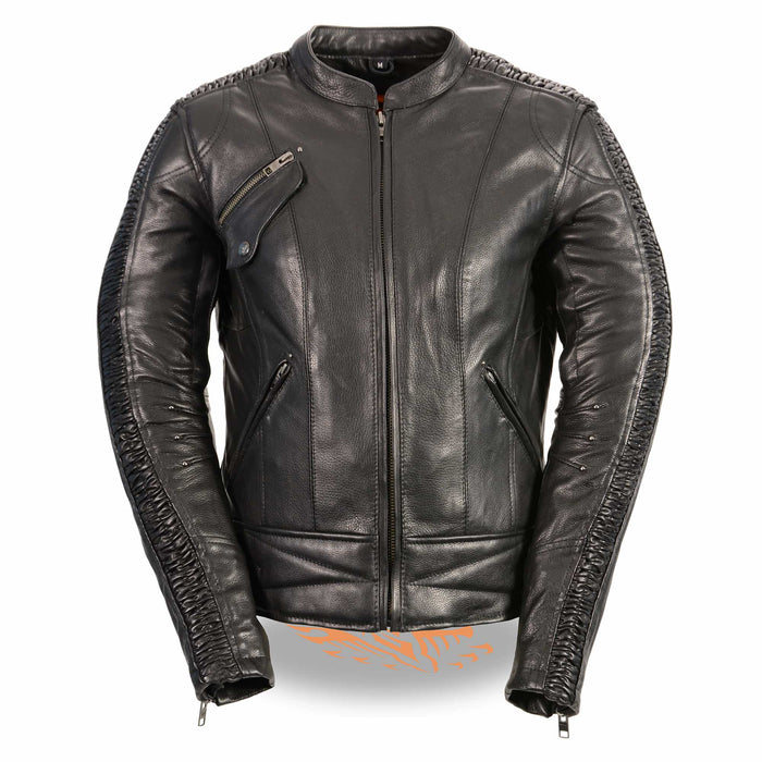 Ladies Phoenix Embroidered Jacket: Features:


1