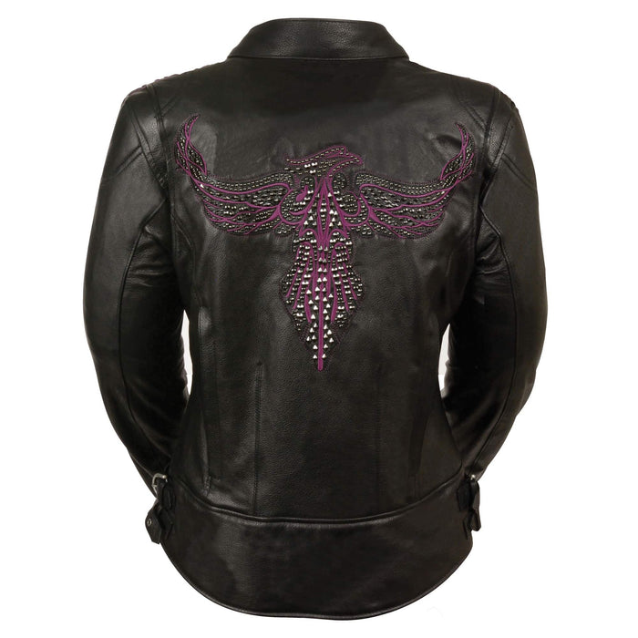 Ladies Phoenix Embroidered Jacket: Features:


1
